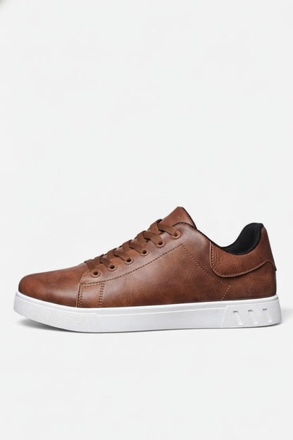 Men’s Casual Shoes – Lace-Up Solid Colour