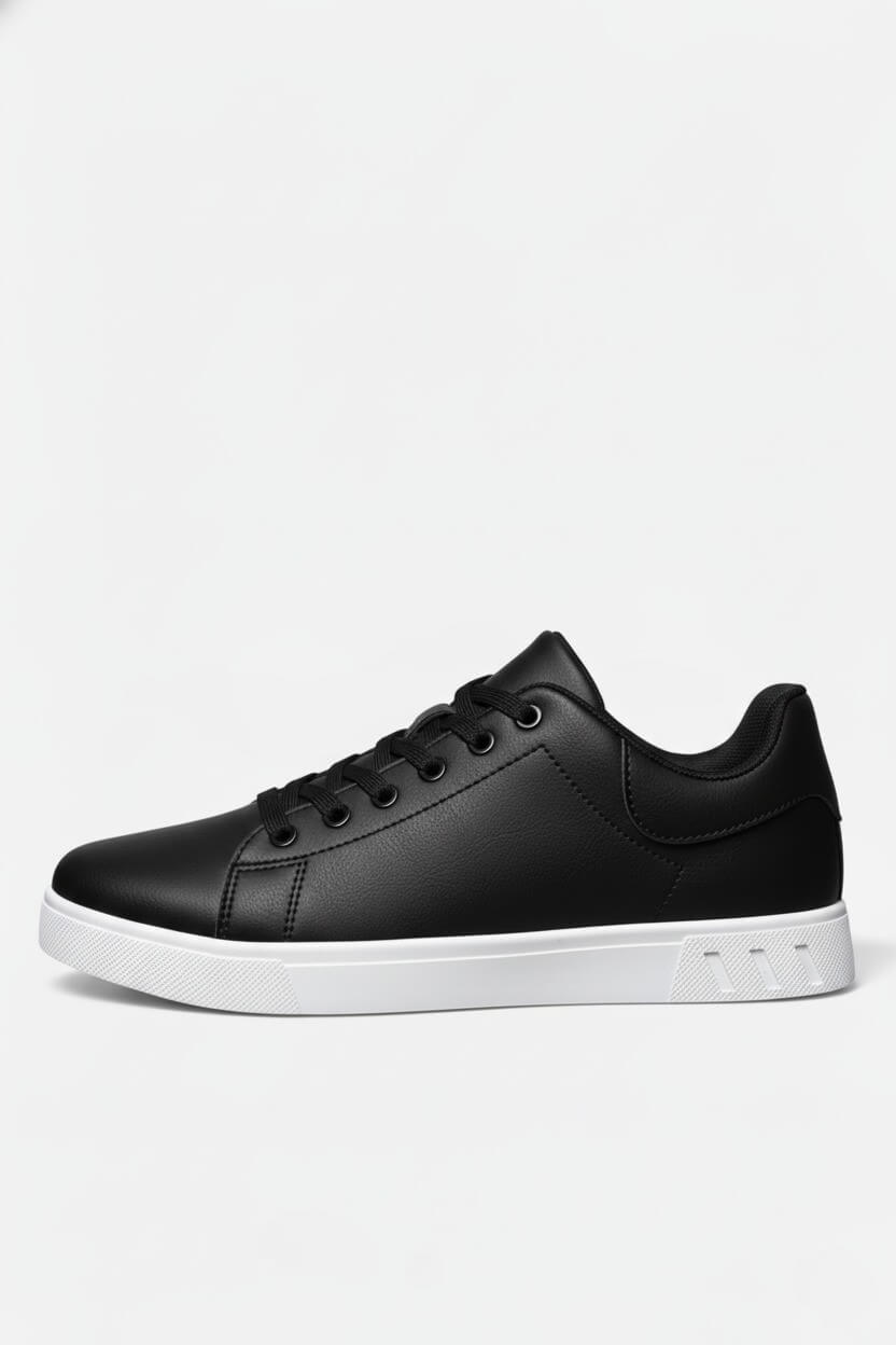 Men’s Casual Shoes – Lace-Up Solid Colour
