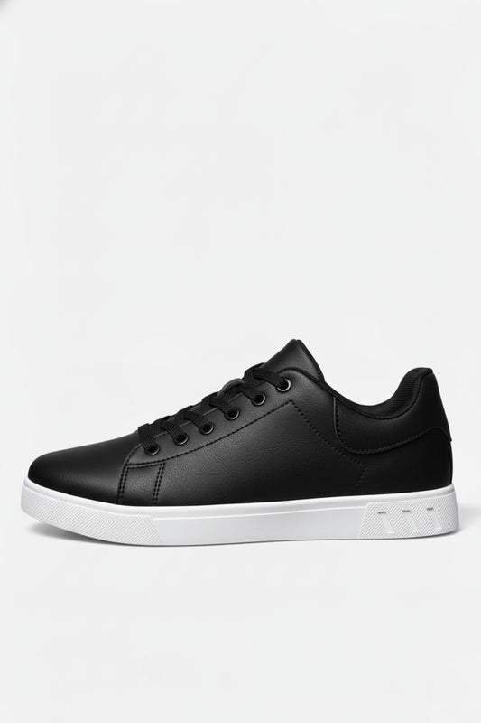 Men’s Casual Shoes – Lace-Up Solid Colour