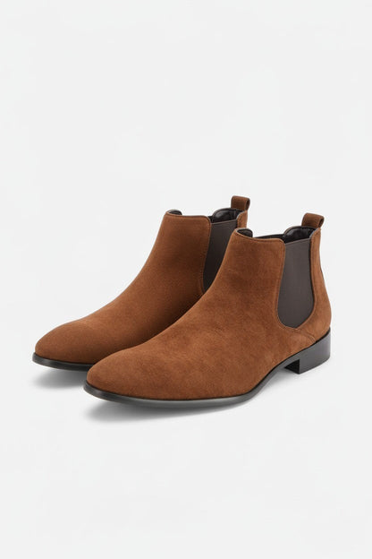 Men’s Chelsea Boots – Elastic Band Ankle Design