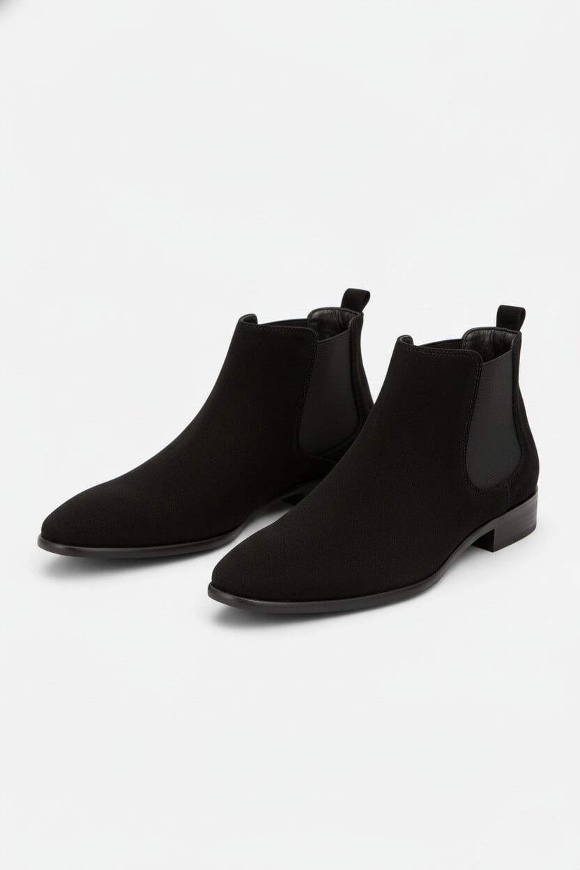 Men’s Chelsea Boots – Elastic Band Ankle Design