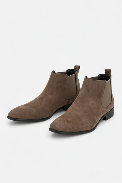 Men’s Chelsea Boots – Elastic Band Ankle Design