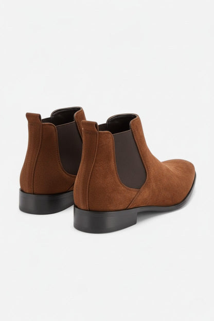 Men’s Chelsea Boots – Elastic Band Ankle Design