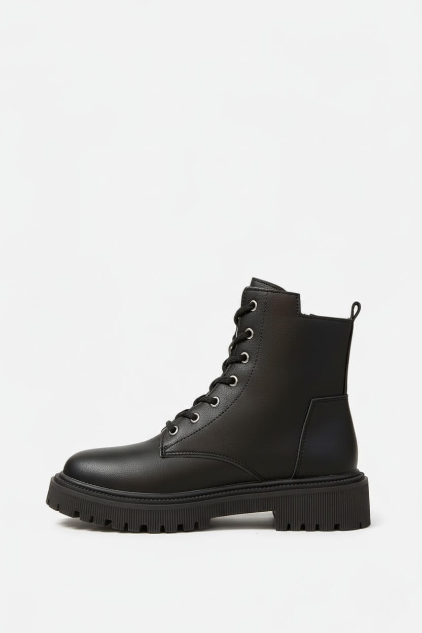 Caurelle | Women’s Ankle Boots – Fleece-Lined Lace-Up Winter Warmth