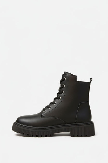 Caurelle | Women’s Ankle Boots – Fleece-Lined Lace-Up Winter Warmth