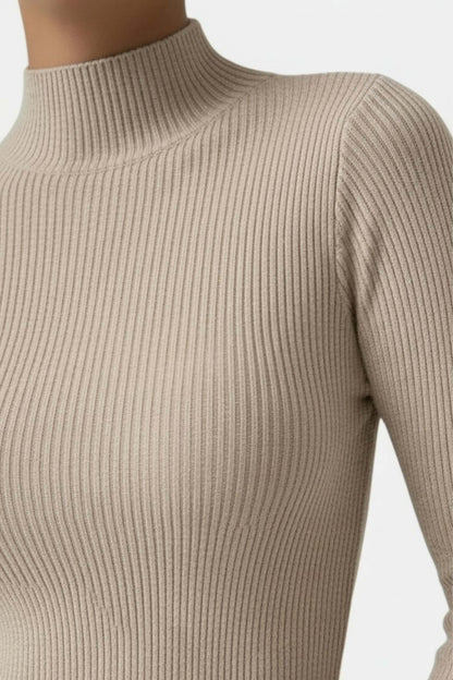 Caurelle | Women’s High Neck Stretch Knit Jumper