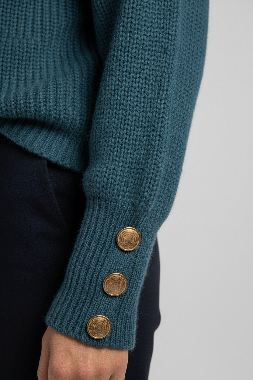 Caurelle | Women’s High Collar Turtleneck – Autumn Winter Knit Jumper