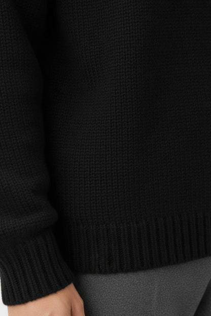 Caurelle | Men’s Knitted Jumper – Solid Crew Neck Autumn Winter
