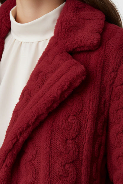 Women’s Textured Long Coat
