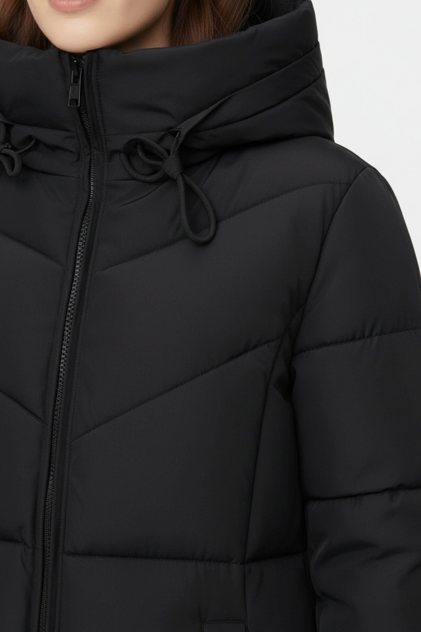 Women’s Long Hooded Puffer Coat