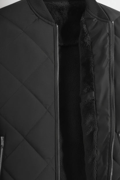 Caurelle | Men’s Quilted Bomber Winter Jacket – Warmth in Every Layer