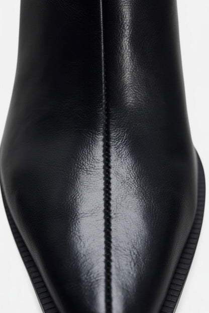 Caurelle | Women’s Pointed-Toe Side-Zip Ankle Boots – Timeless Elegance