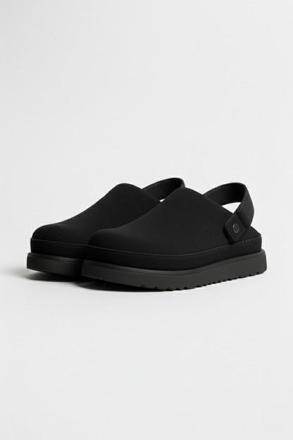 Caurelle | Women's Leather Slippers – Thick Bottom Back Strap Design