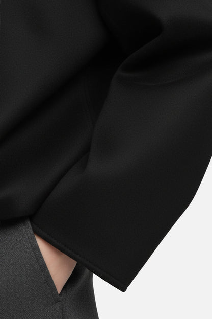 Caurelle | Women’s Cropped Suede Bomber Jacket – Timeless Elegance