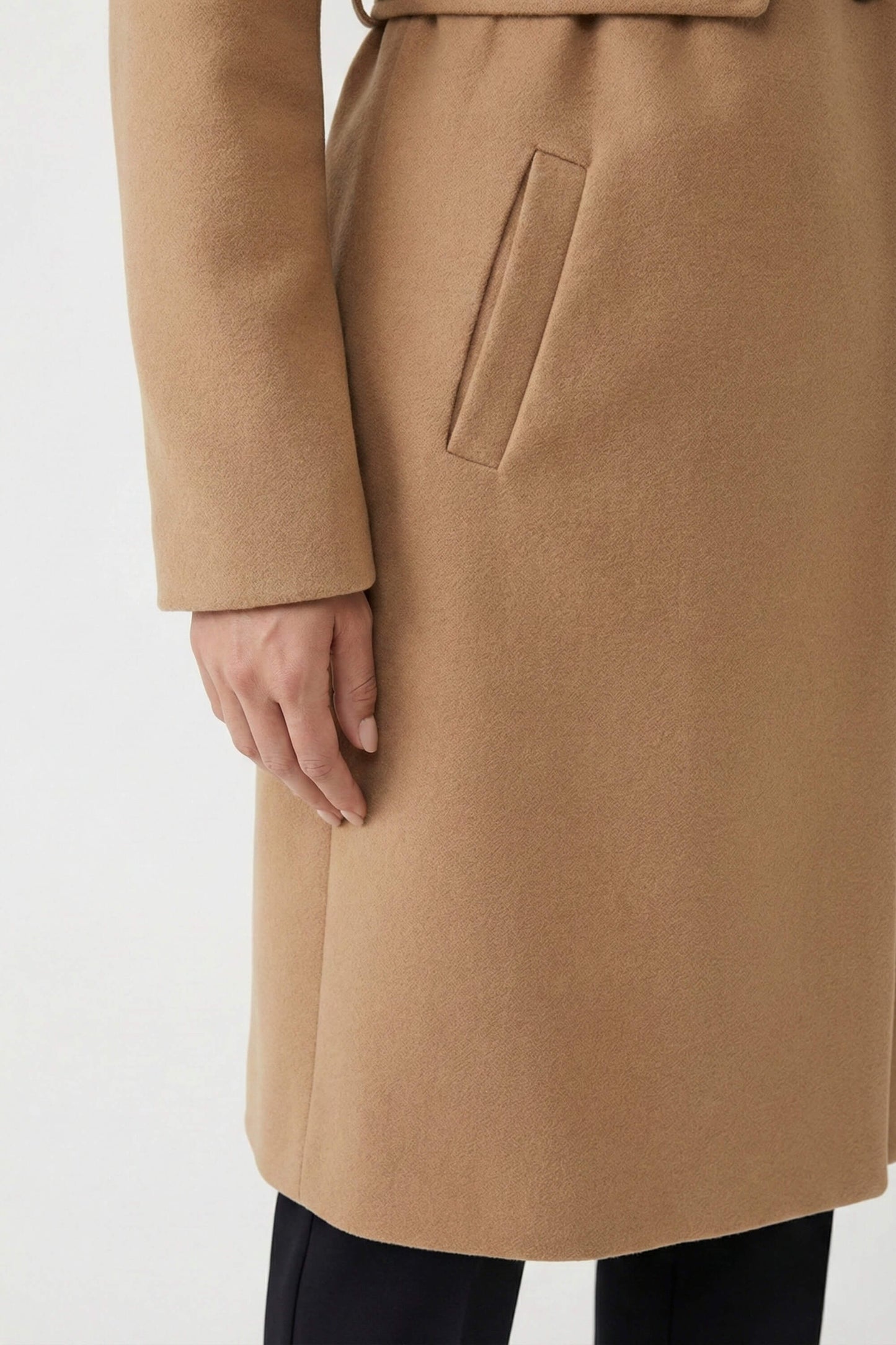 Women’s Long Coat - Elegant Outerwear Warmth