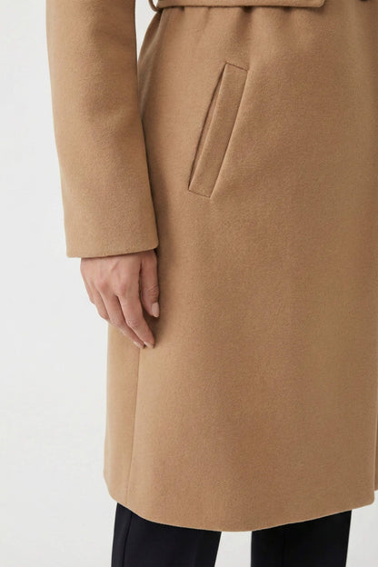Women’s Long Coat - Elegant Outerwear Warmth