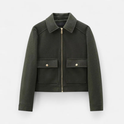 Plain Dept | Women’s Elegant Winter Zip Jacket
