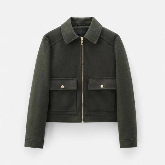 Plain Dept | Women’s Elegant Winter Zip Jacket