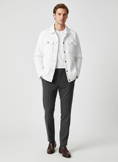 Men’s Overshirt Jacket – Effortless Warmth with Modern Edge